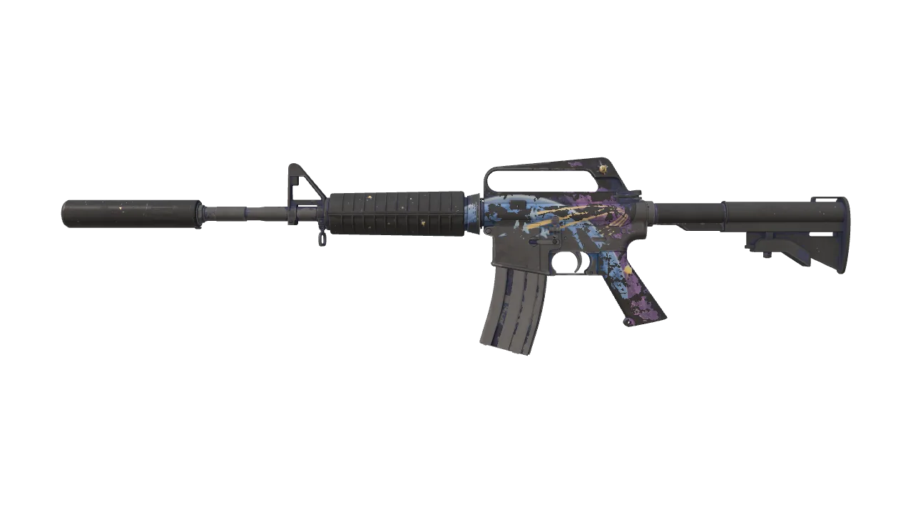 Souvenir M4A1-S | Stratosphere (Battle-Scarred) — Dust II light, front