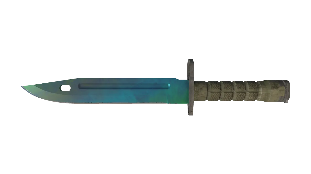 ★ Bayonet | Gamma Doppler (Phase 3) (Factory New) — Dust II light, front
