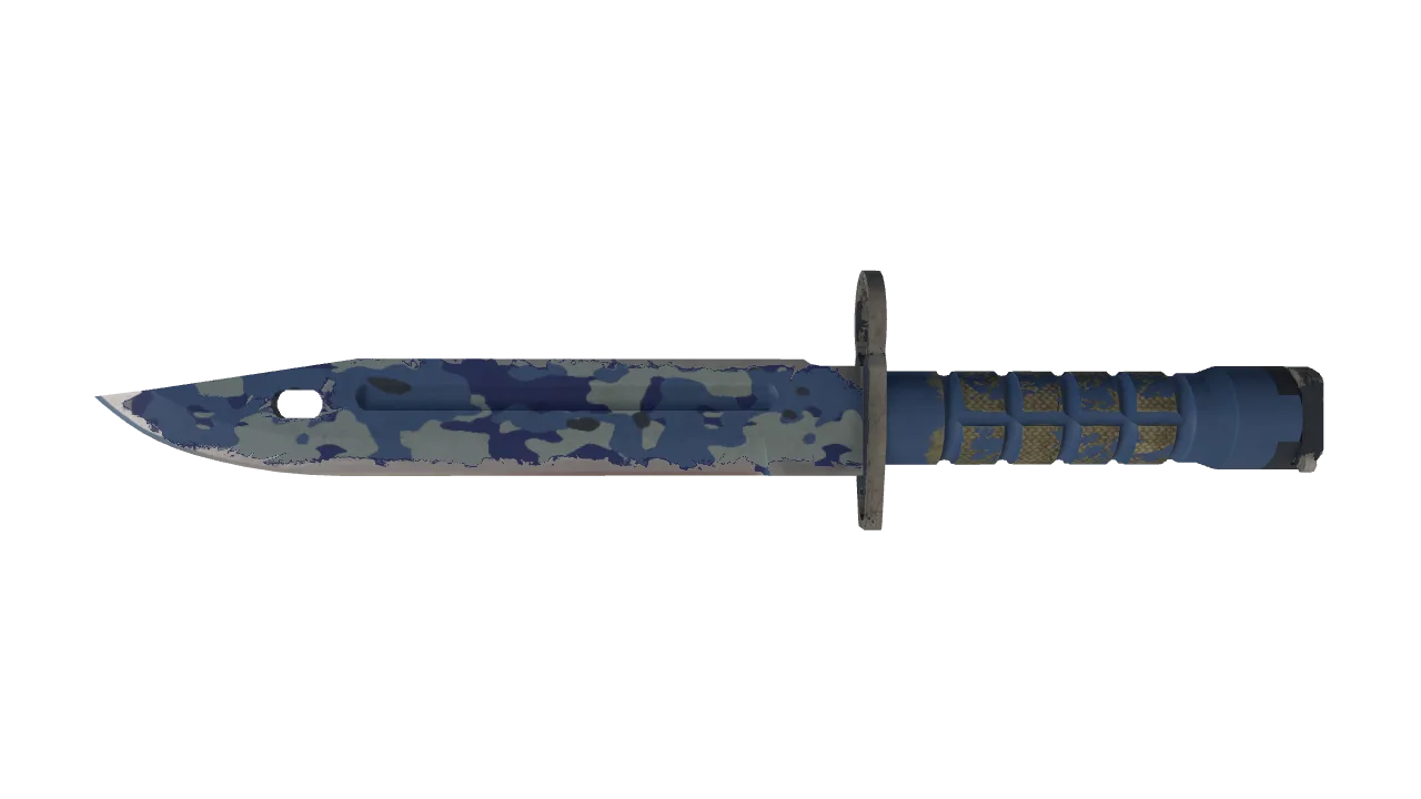 ★ Bayonet | Bright Water (Field-Tested) — Dust II light, front
