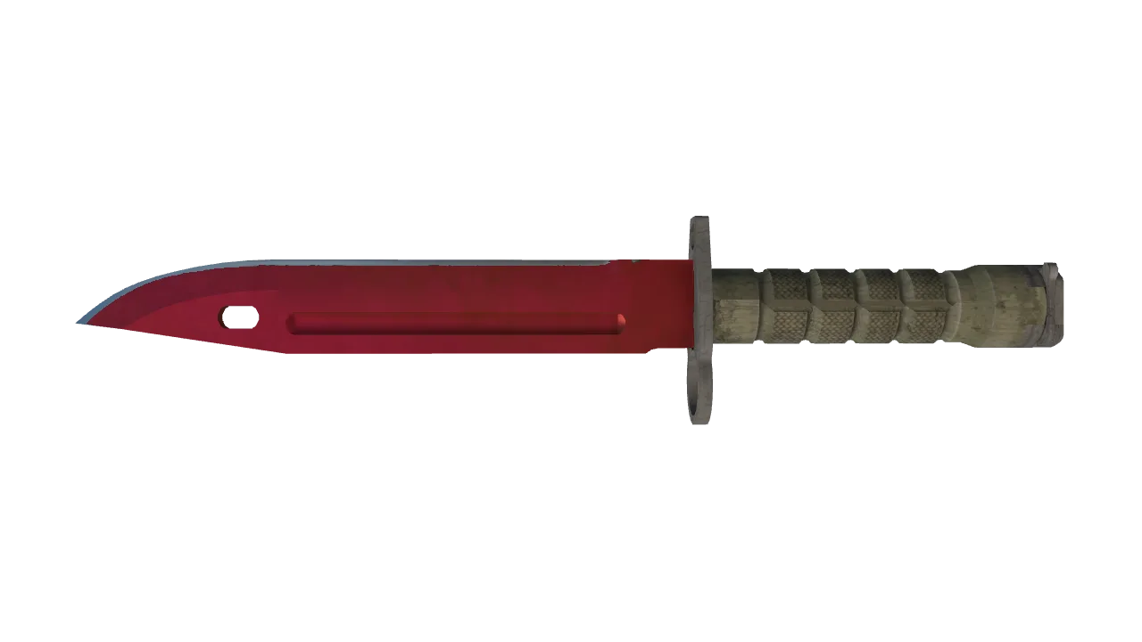 Bayonet | Doppler (Ruby) seed #860, back