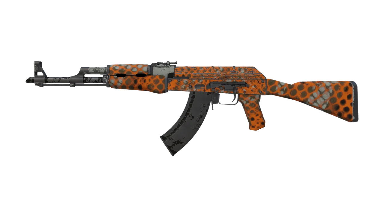 Souvenir AK-47 | Safety Net (Battle-Scarred) — Dust II light, front