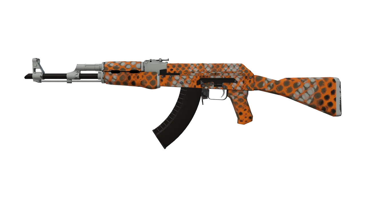 AK-47 | Safety Net (Minimal Wear) — Dust II light, front