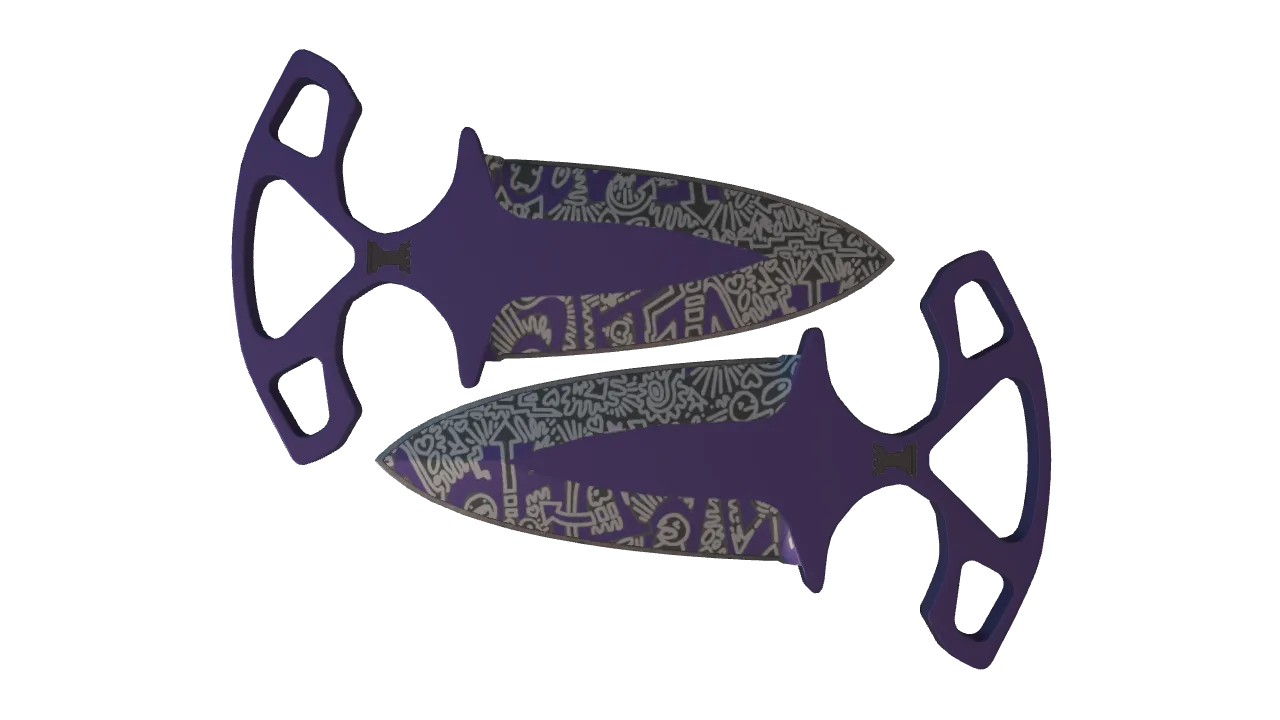 ★ Shadow Daggers | Freehand (Factory New) — Dust II light, front