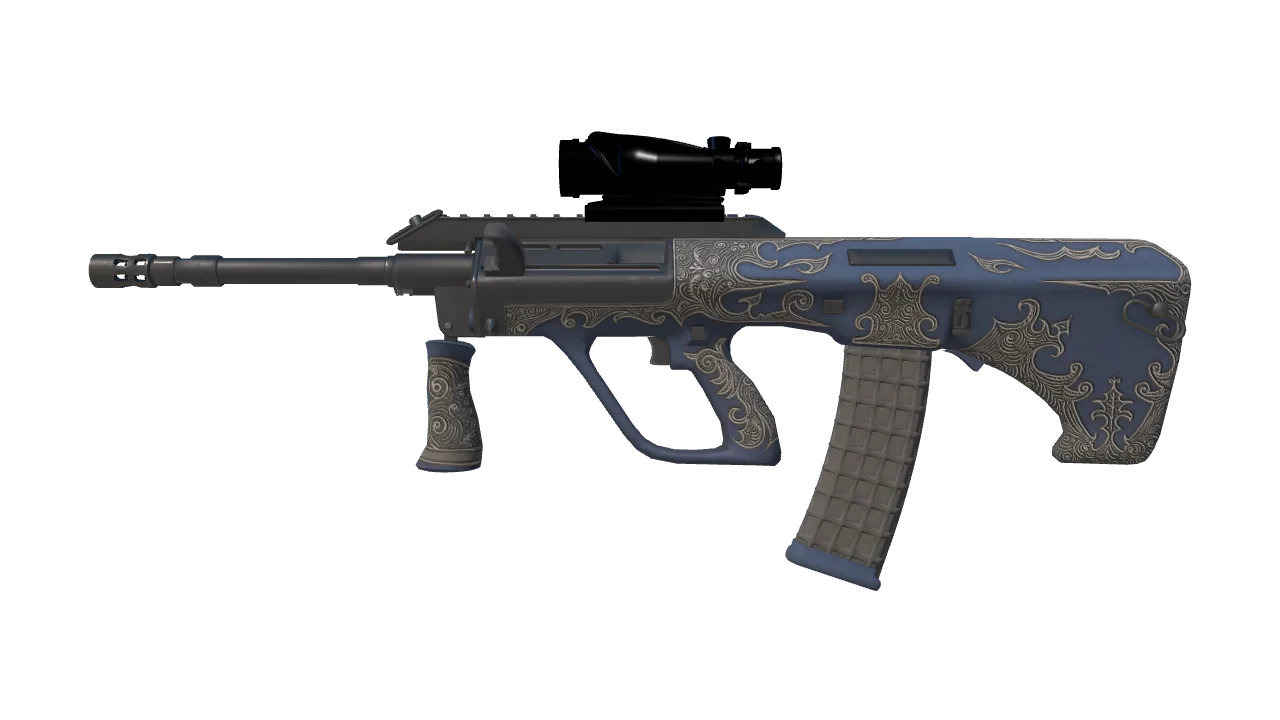 AUG | Aristocrat (Minimal Wear) — Dust II light, front