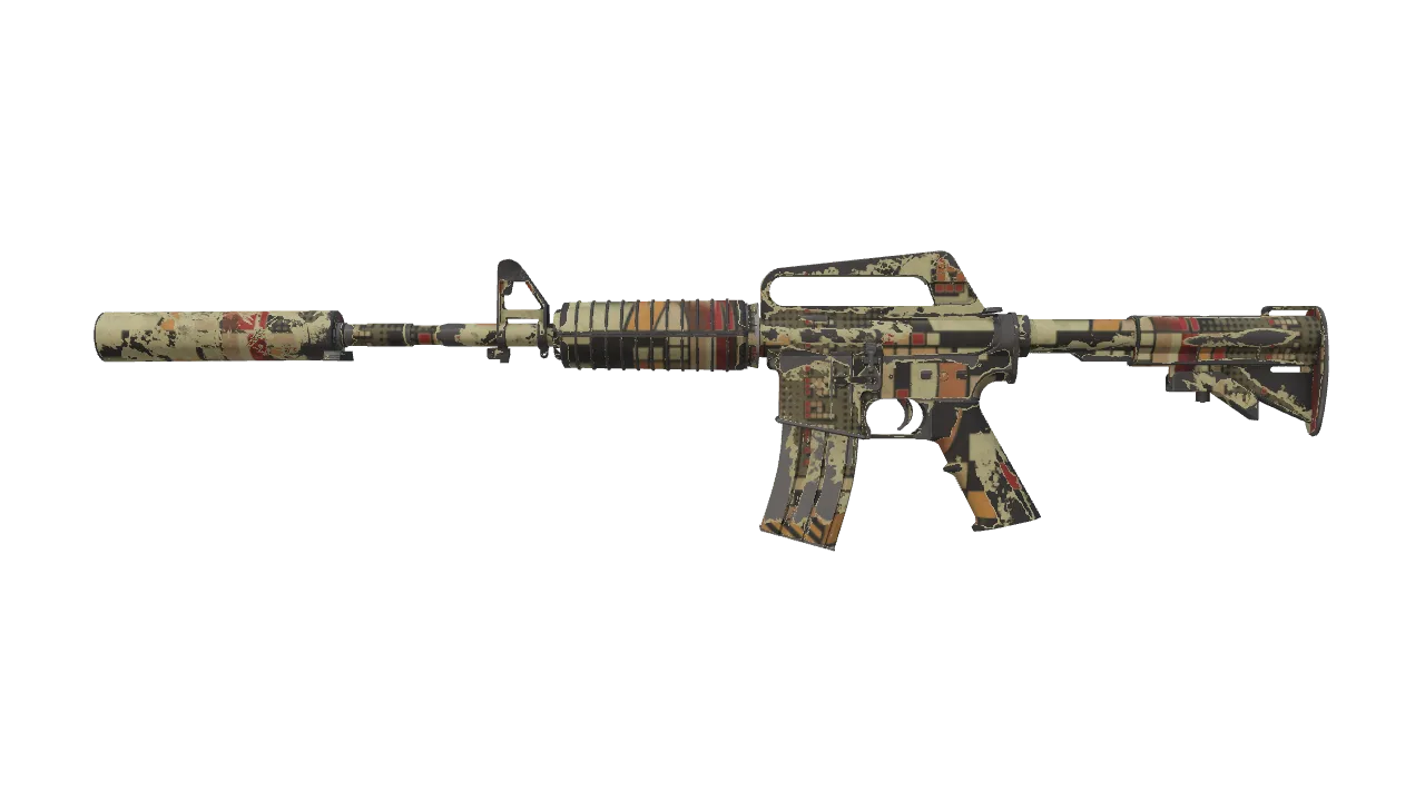 Souvenir M4A1-S | Fizzy POP (Battle-Scarred) — Dust II light, front