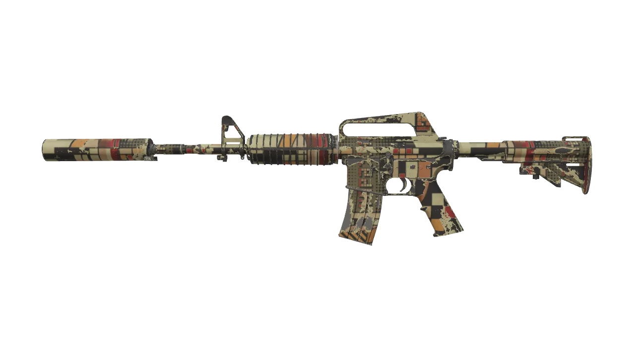 M4A1-S | Fizzy POP (Well-Worn) — Dust II light, front