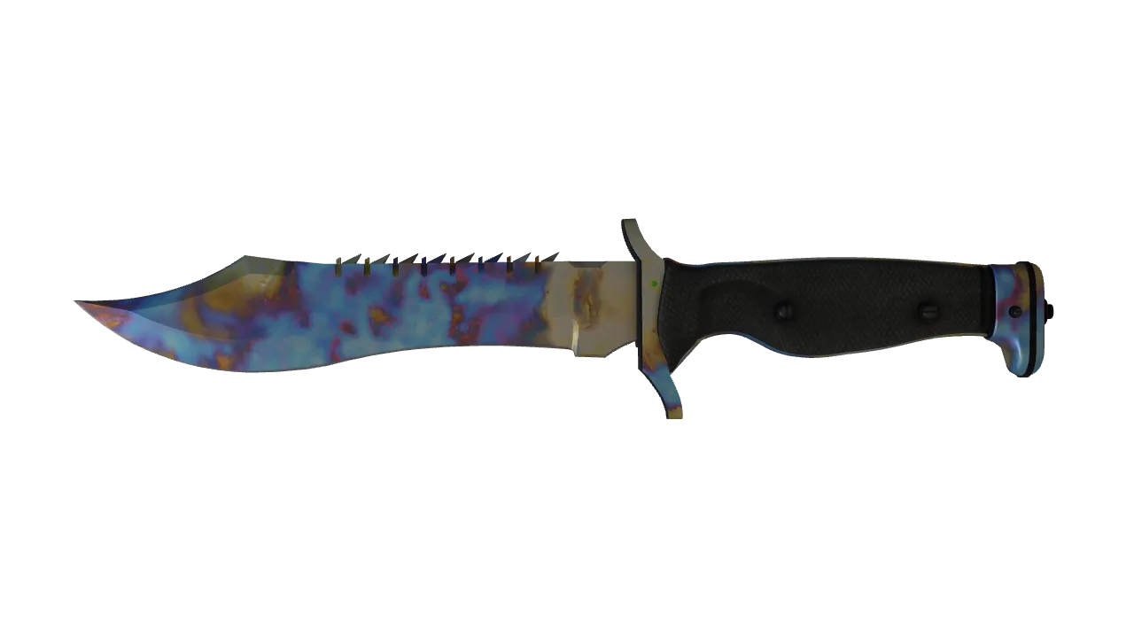 Bowie Knife | Case Hardened seed #110, front