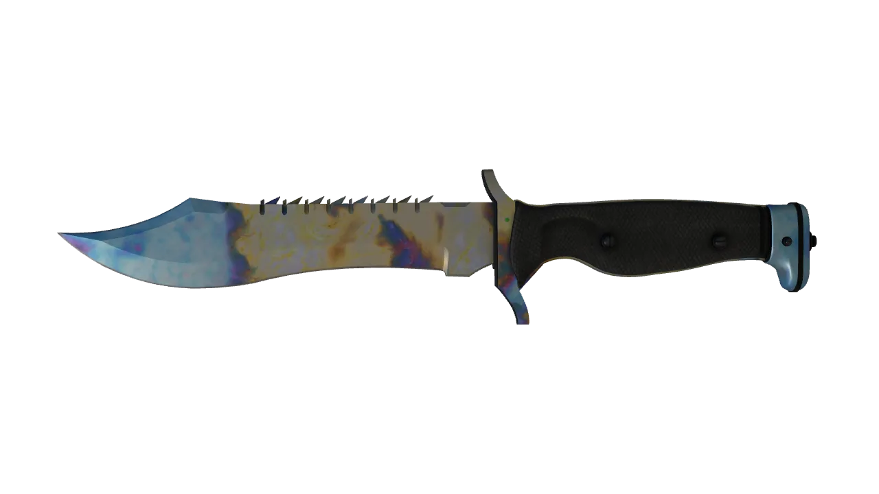 Bowie Knife | Case Hardened seed #139, front