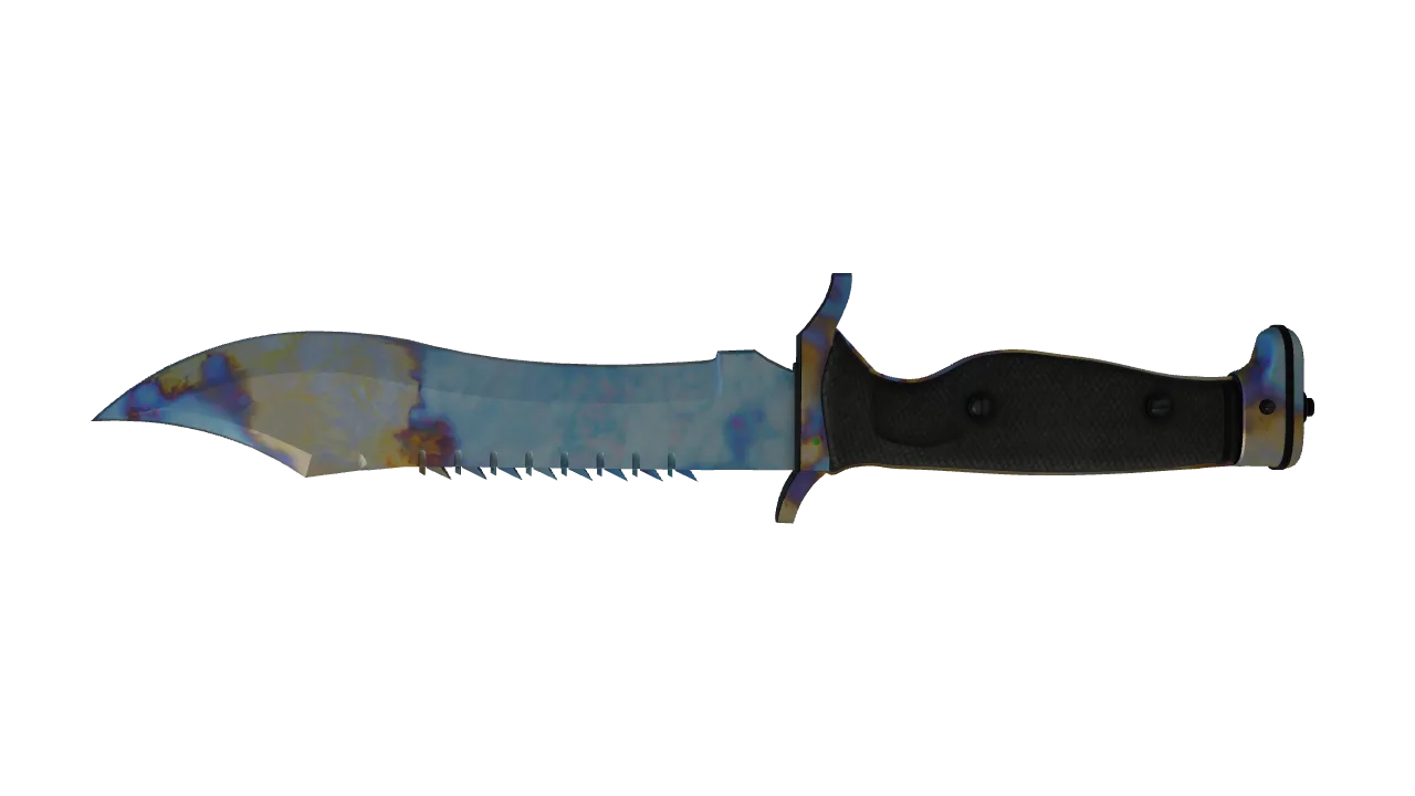 Bowie Knife | Case Hardened seed #147, back