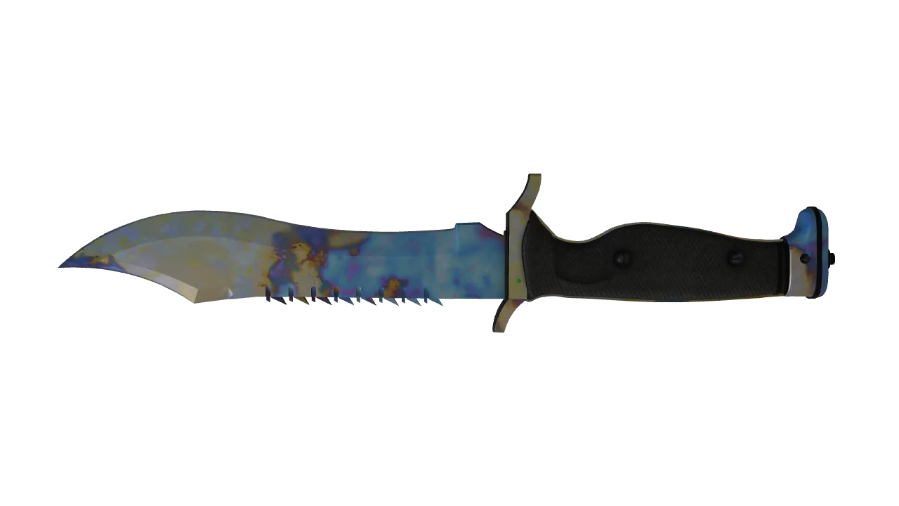 Bowie Knife | Case Hardened seed #153, back
