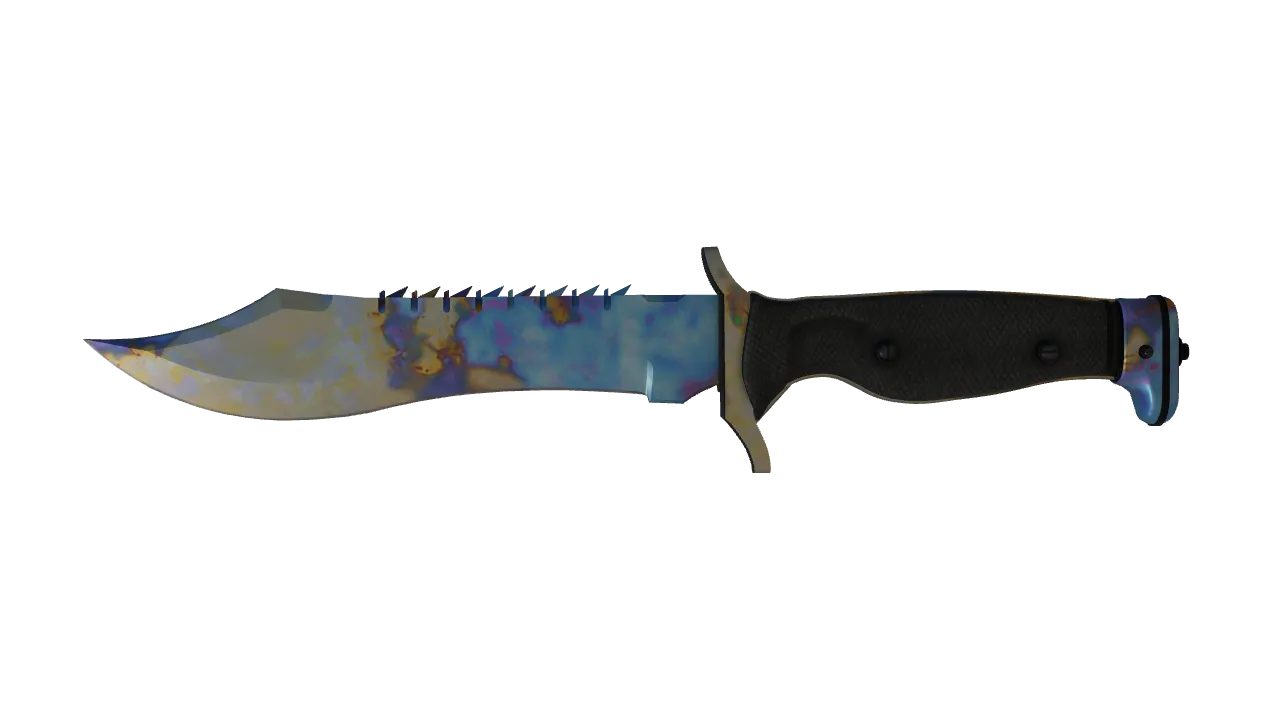Bowie Knife | Case Hardened seed #153, front