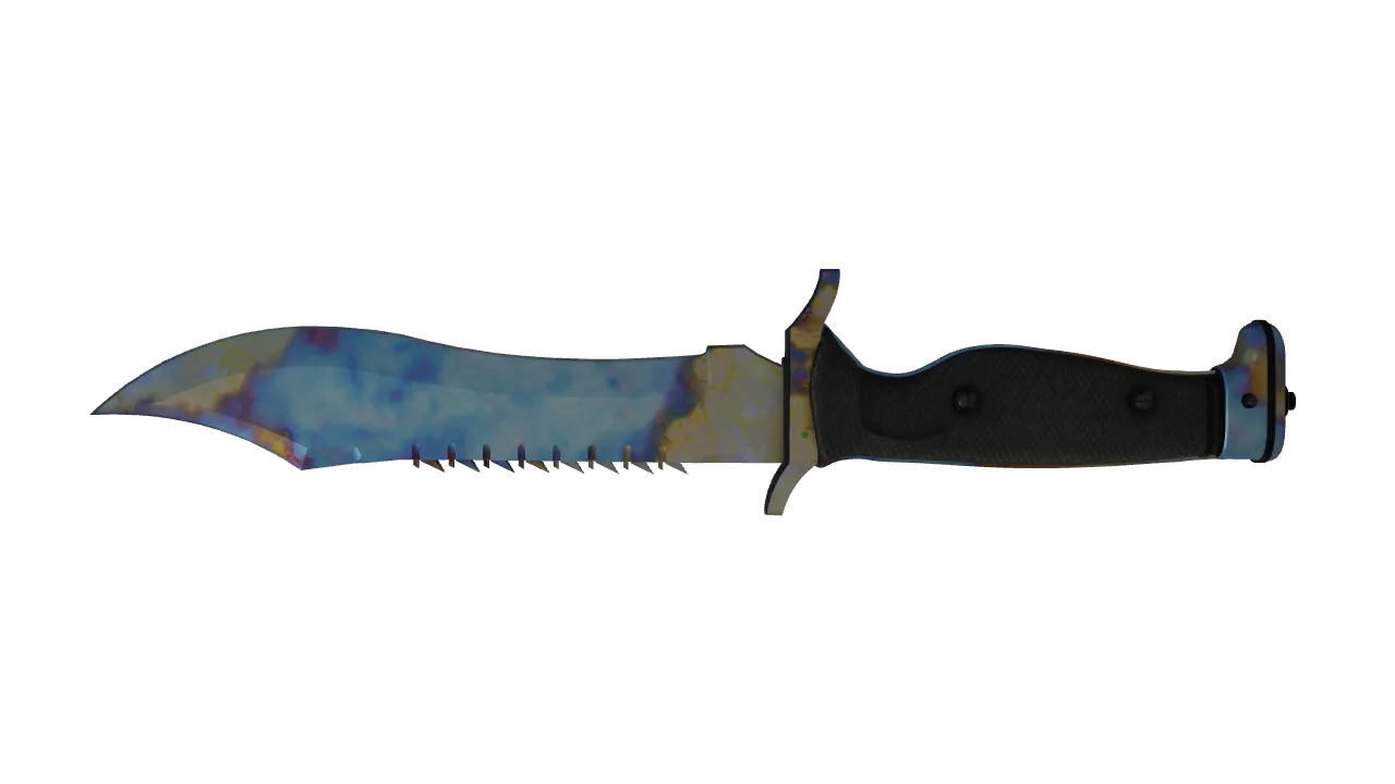 Bowie Knife | Case Hardened seed #214, back