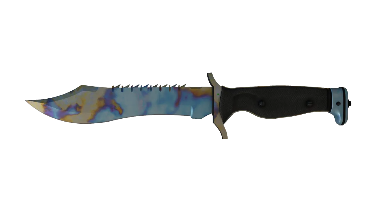 Bowie Knife | Case Hardened seed #242, front