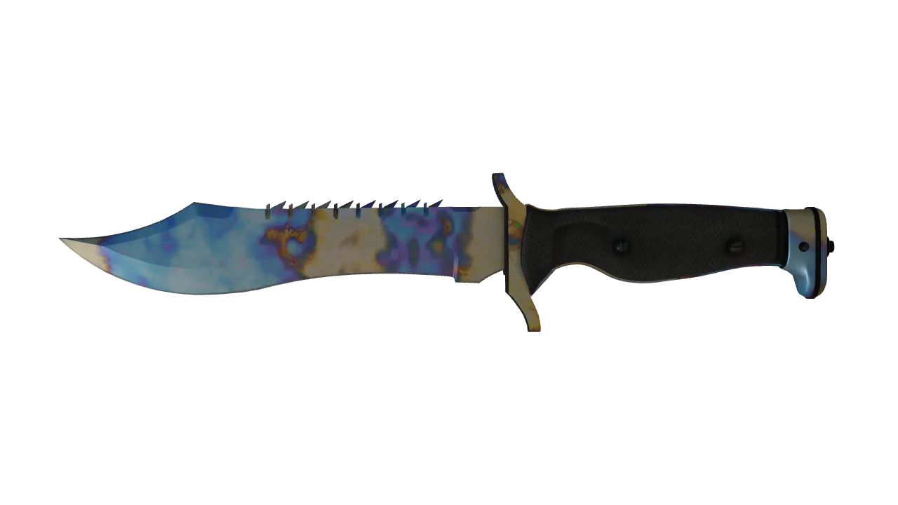 Bowie Knife | Case Hardened seed #273, front