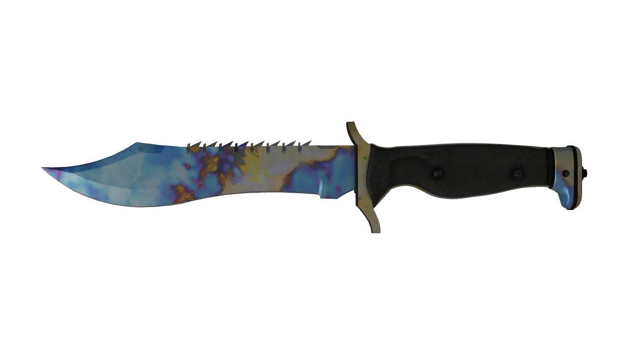 Bowie Knife | Case Hardened seed #282, front