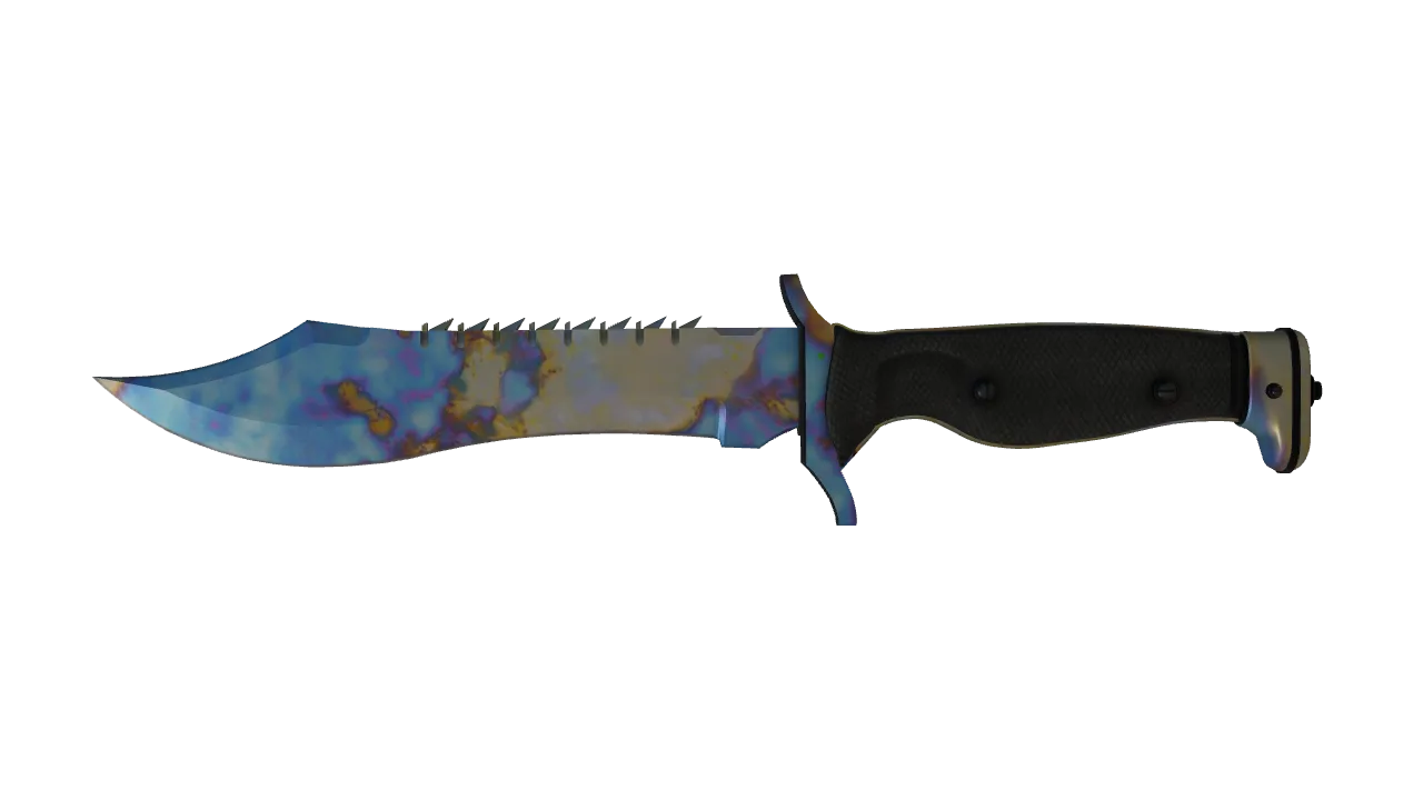 Bowie Knife | Case Hardened seed #30, front