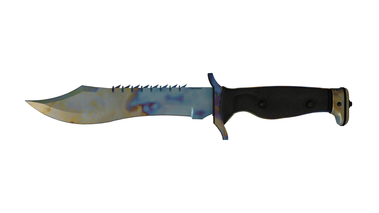 Bowie Knife | Case Hardened seed #309, front