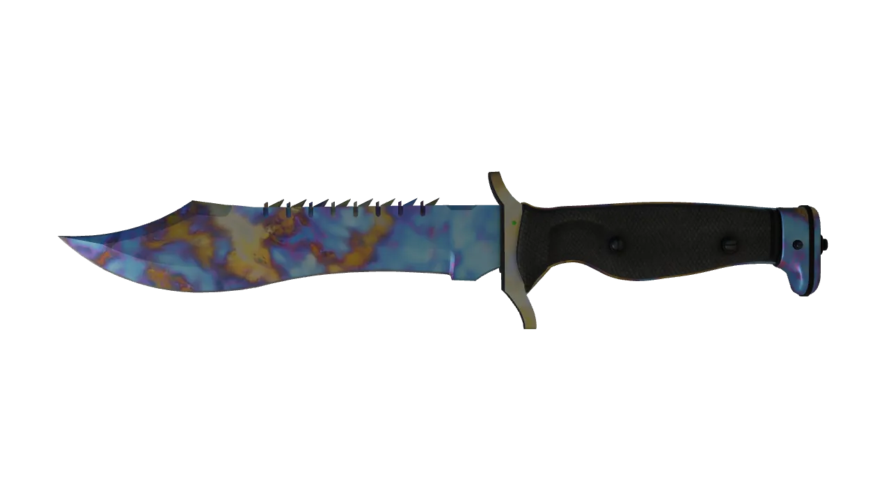 Bowie Knife | Case Hardened seed #314, front