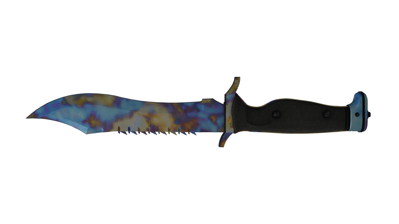 Bowie Knife | Case Hardened seed #321, back