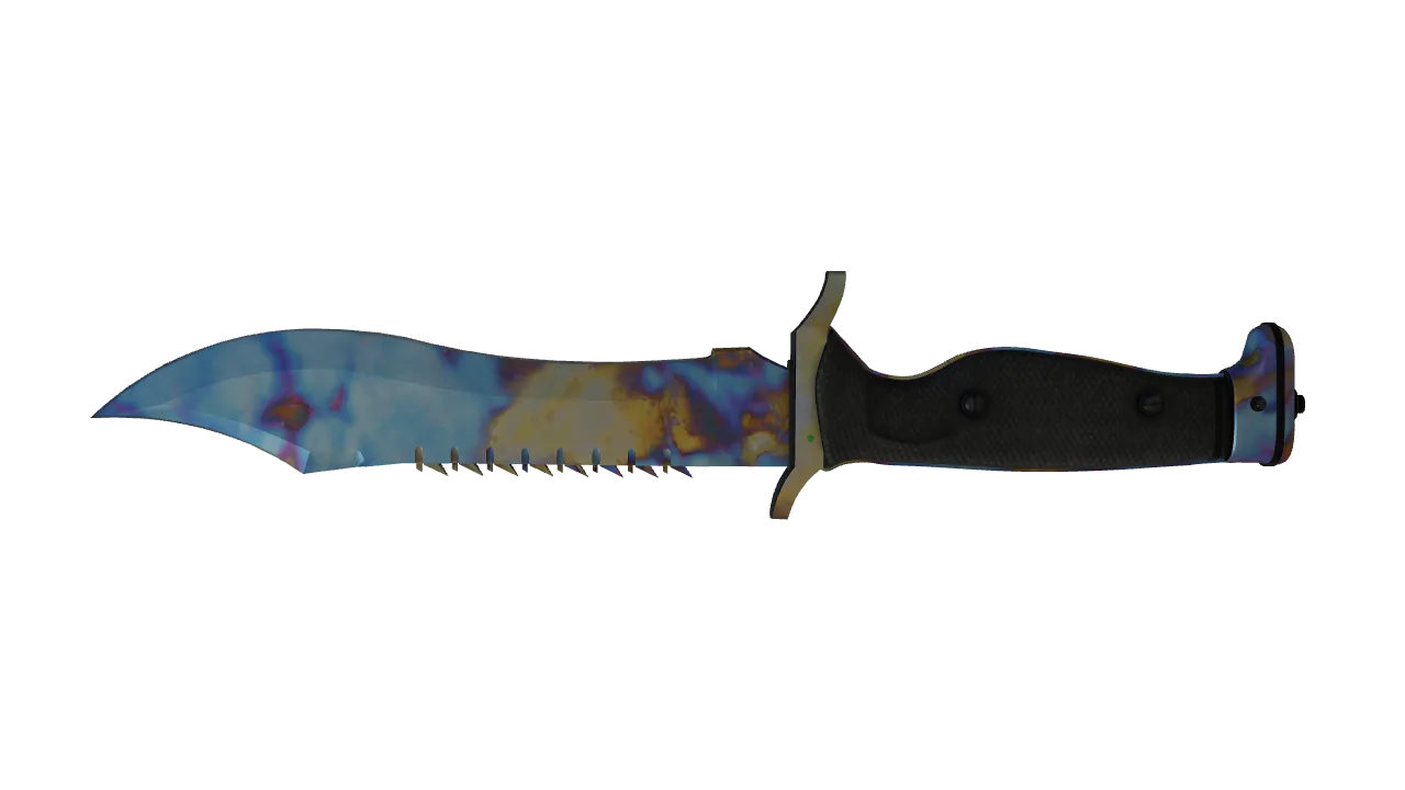 Bowie Knife | Case Hardened seed #332, back