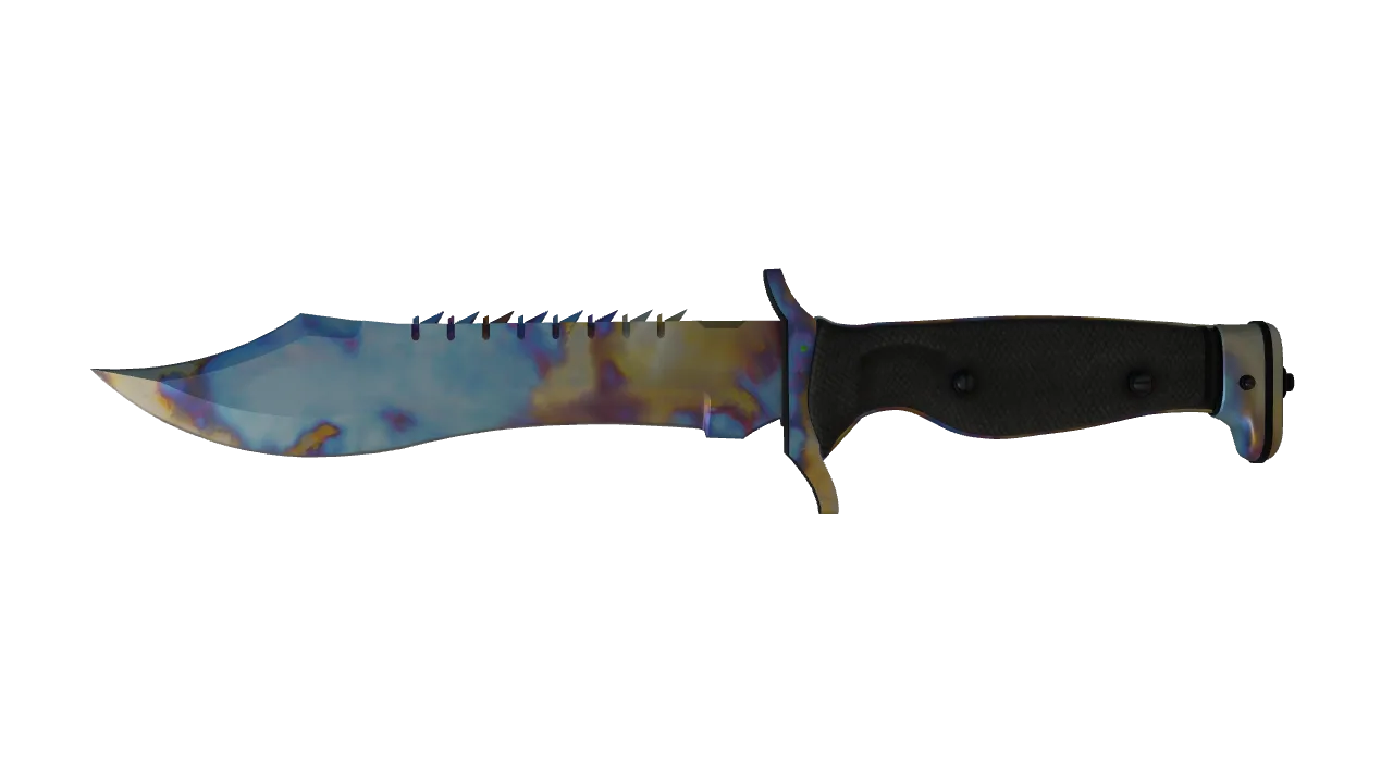 Bowie Knife | Case Hardened seed #335, front