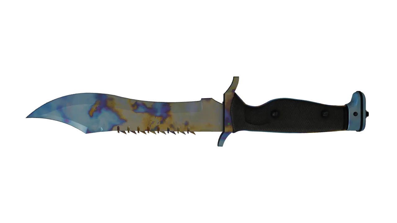 Bowie Knife | Case Hardened seed #341, back