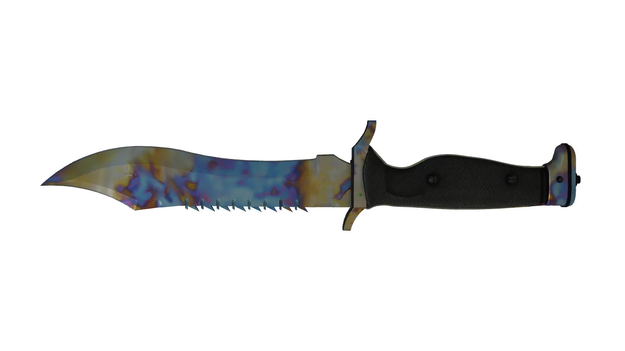 Bowie Knife | Case Hardened seed #347, back