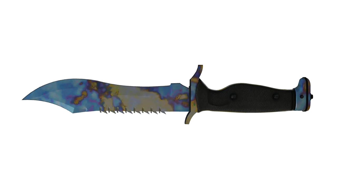 Bowie Knife | Case Hardened seed #377, back