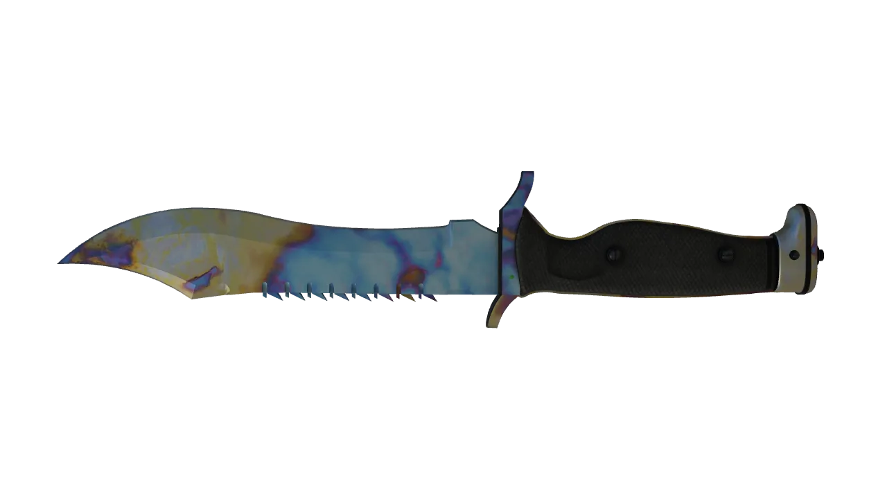 Bowie Knife | Case Hardened seed #378, back