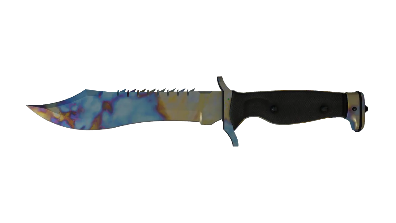 Bowie Knife | Case Hardened seed #38, front