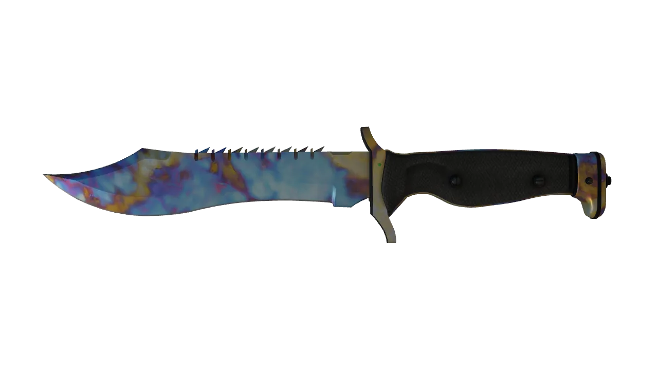 Bowie Knife | Case Hardened seed #399, front