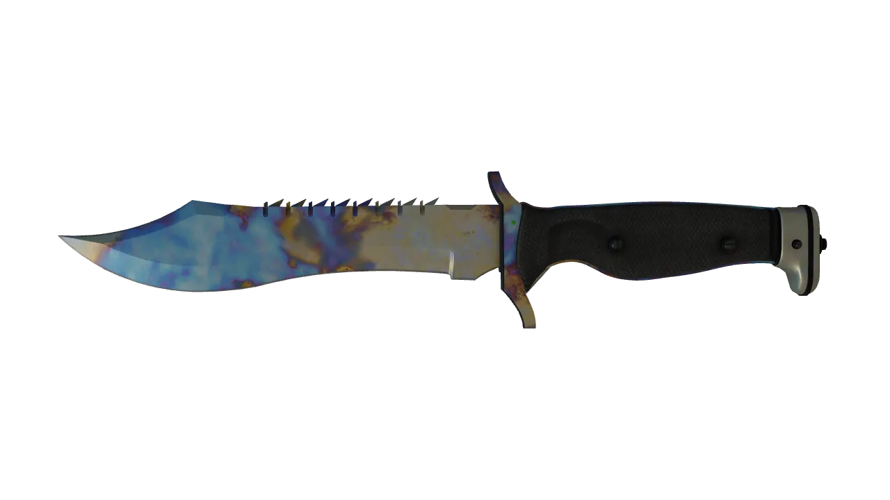 Bowie Knife | Case Hardened seed #401, front