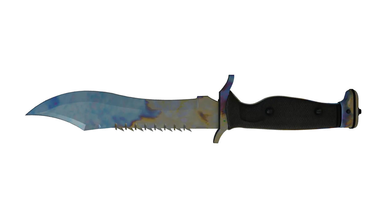 Bowie Knife | Case Hardened seed #407, back