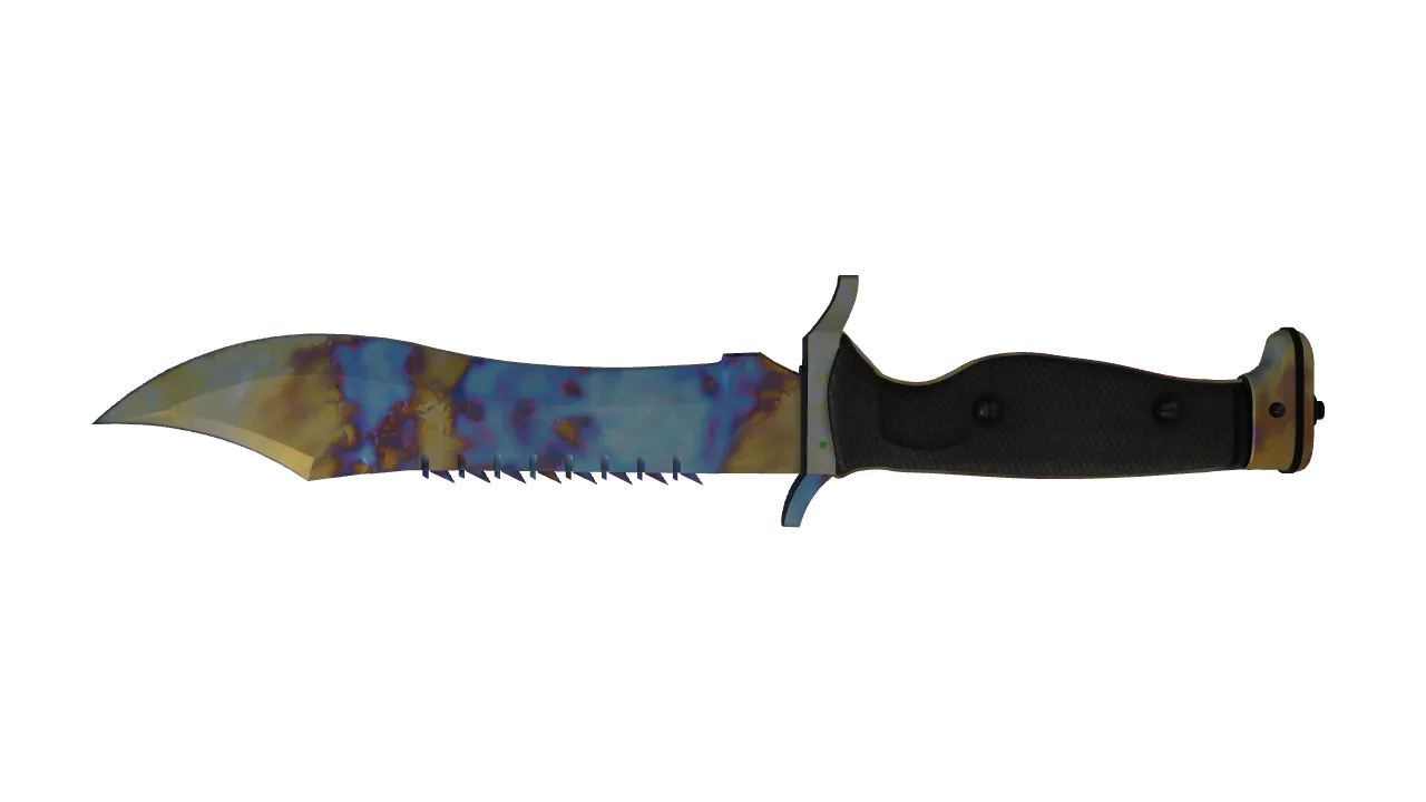 Bowie Knife | Case Hardened seed #422, back