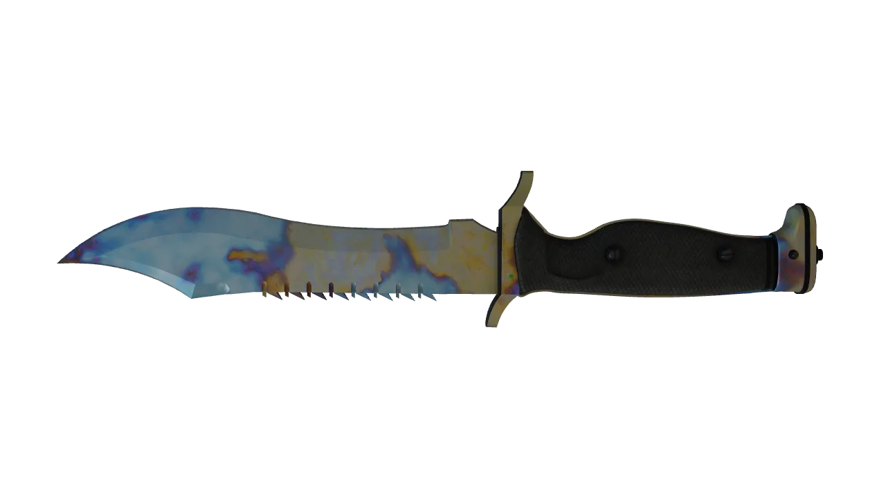 Bowie Knife | Case Hardened seed #424, back