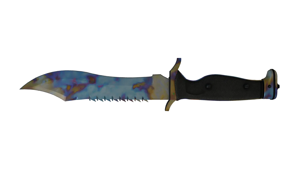 Bowie Knife | Case Hardened seed #43, back