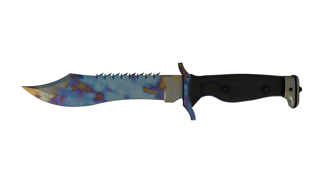 Bowie Knife | Case Hardened seed #43, front