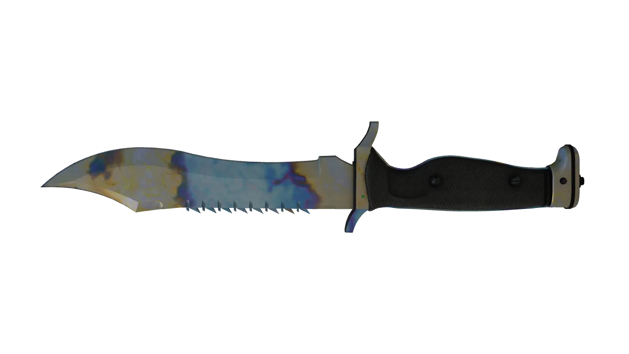 Bowie Knife | Case Hardened seed #445, back