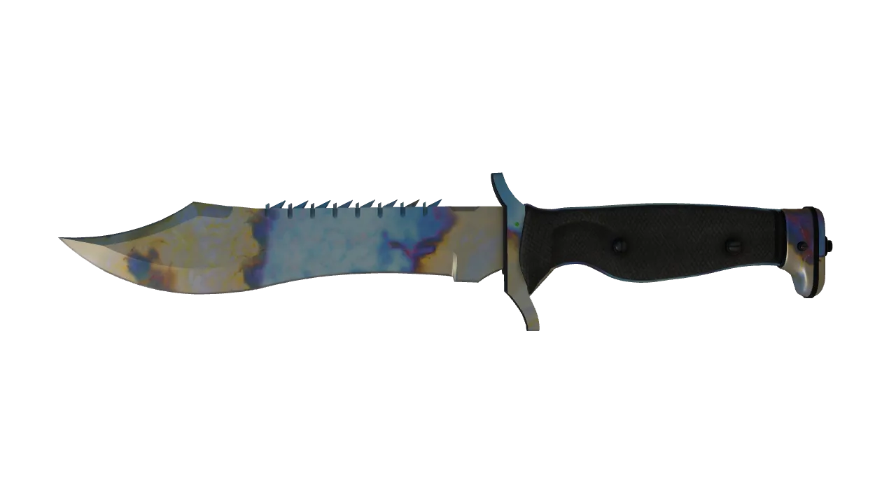 Bowie Knife | Case Hardened seed #445, front
