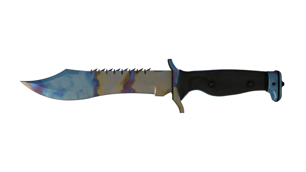 Bowie Knife | Case Hardened seed #453, front