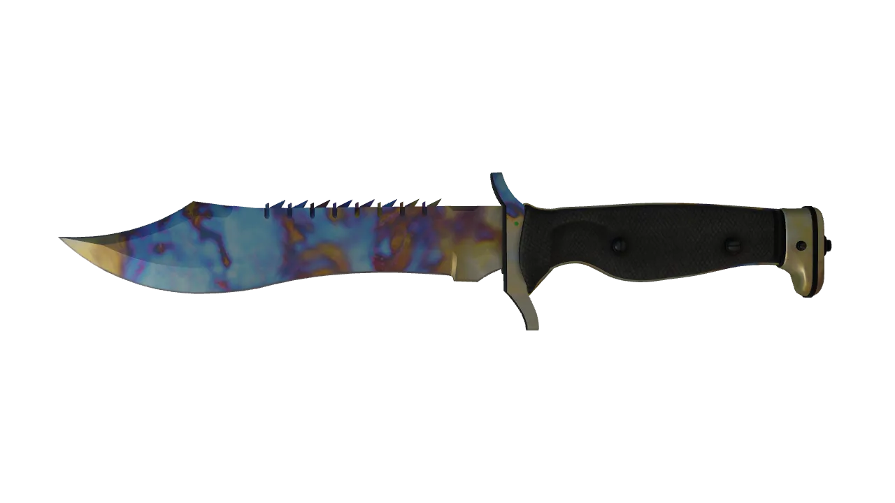 Bowie Knife | Case Hardened seed #460, front