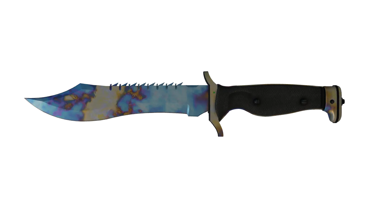 Bowie Knife | Case Hardened seed #464, front