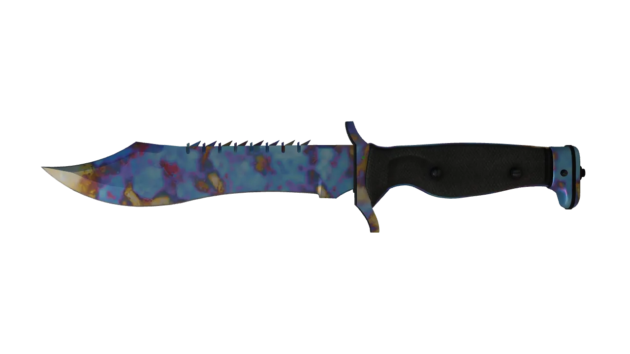 Bowie Knife | Case Hardened seed #474, front