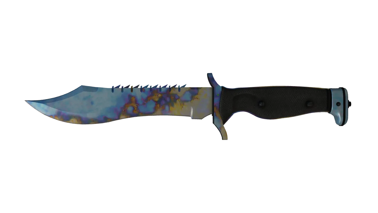 Bowie Knife | Case Hardened seed #494, front