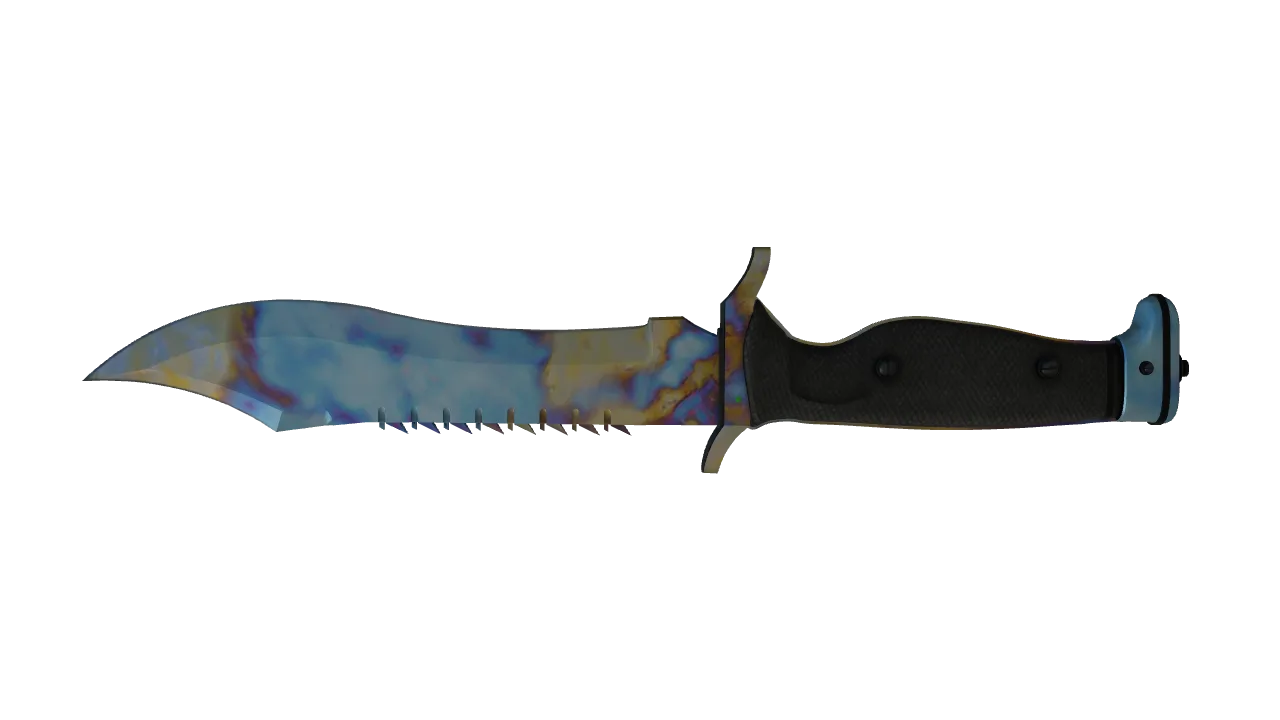 Bowie Knife | Case Hardened seed #499, back