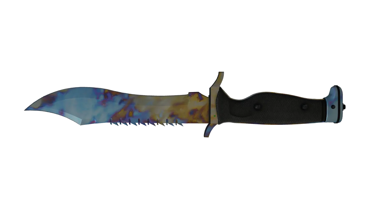 Bowie Knife | Case Hardened seed #510, back