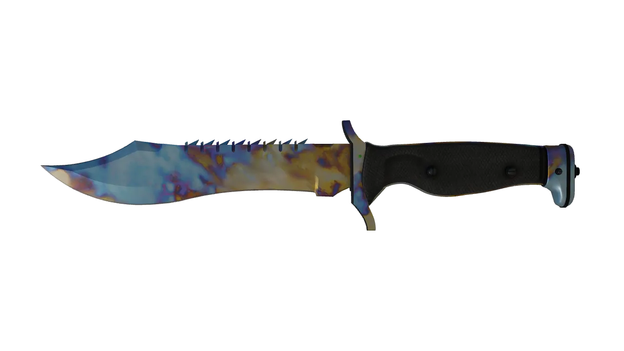Bowie Knife | Case Hardened seed #510, front