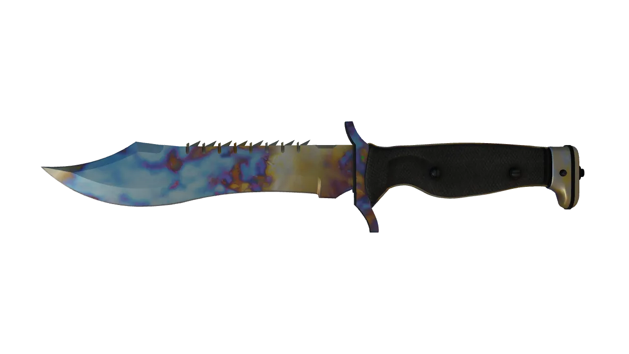 Bowie Knife | Case Hardened seed #515, front