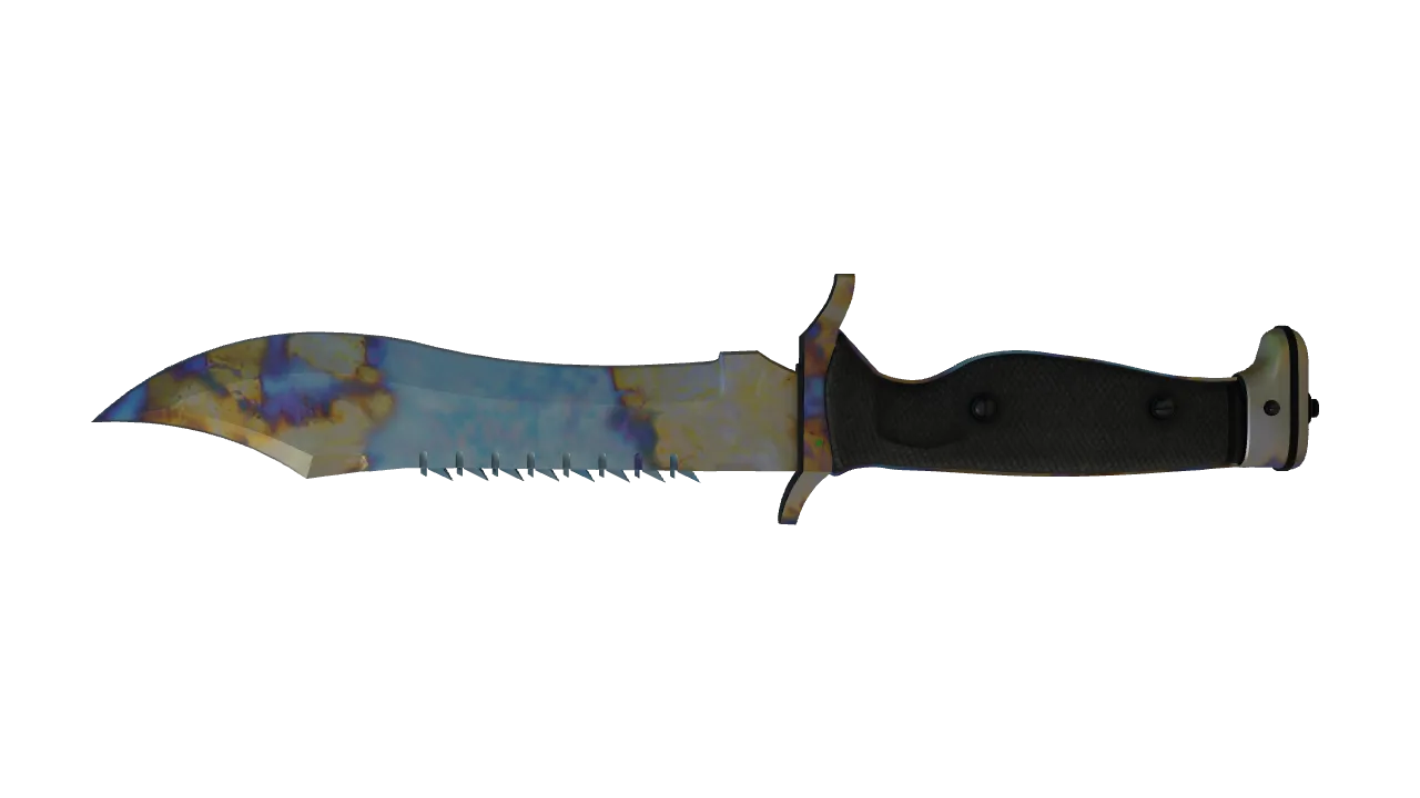 Bowie Knife | Case Hardened seed #528, back