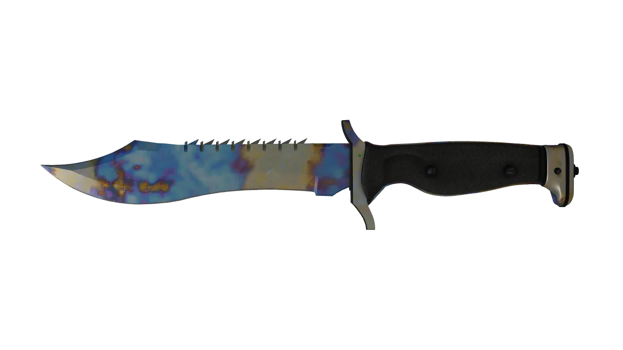 Bowie Knife | Case Hardened seed #547, front